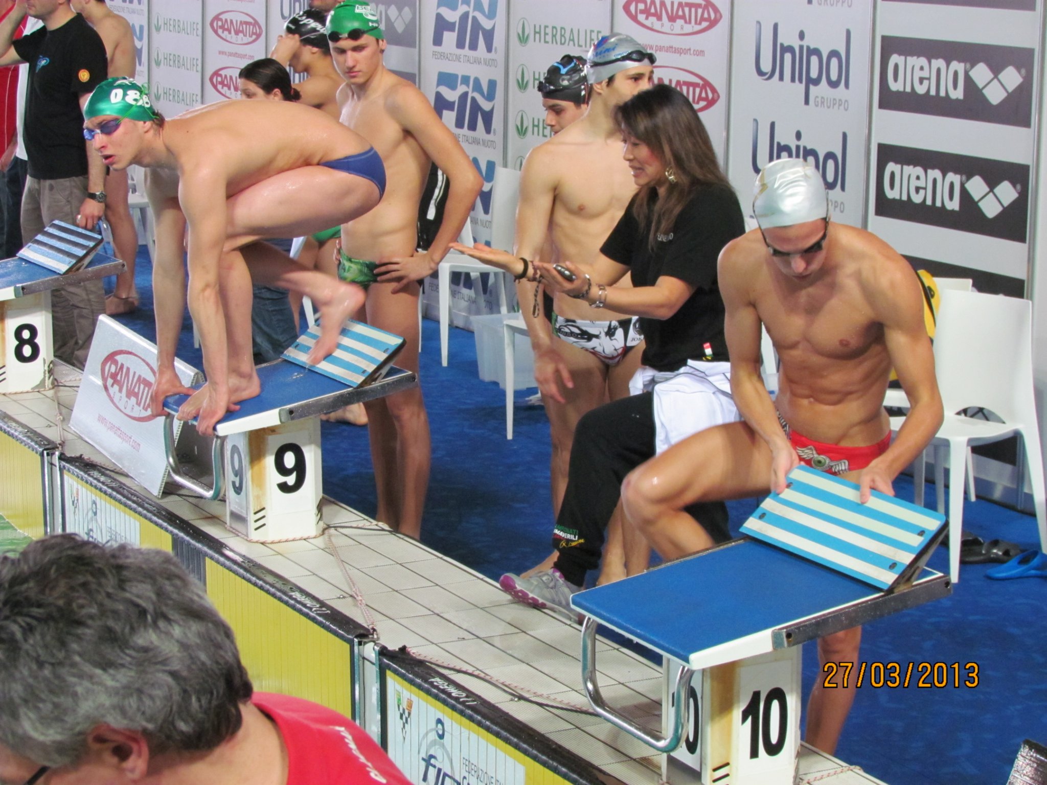 Warm up before the race