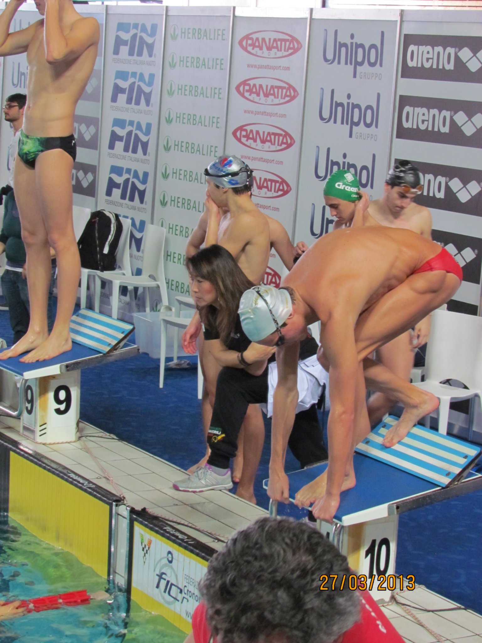 Warm up before the race